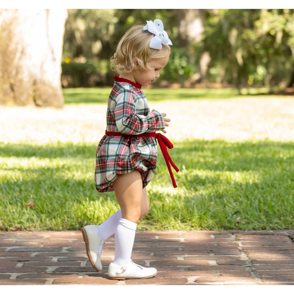 Henry Duvall HAZEL BUBBLE TOWNSEND TARTAN Baby Size 0-6 Months Christmas Plaid